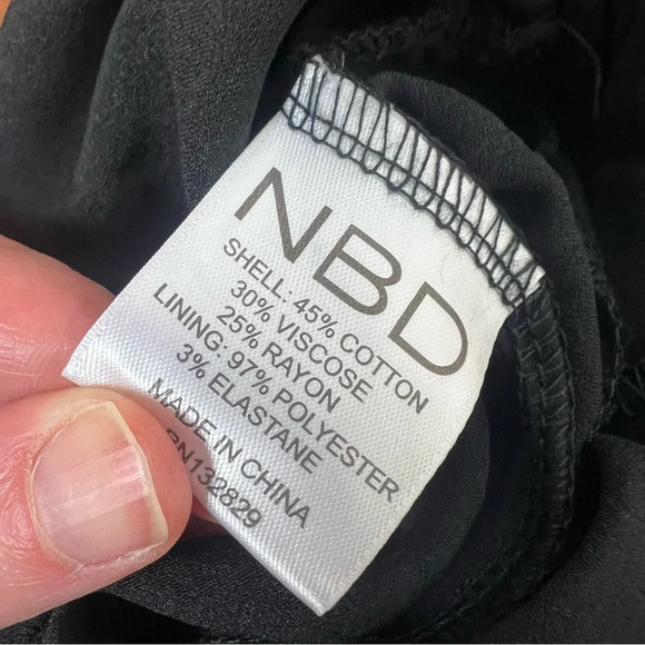 NBD Revolve “Give it Up” Black Lace Going Out Dress Size XS - Picture 6 of 6